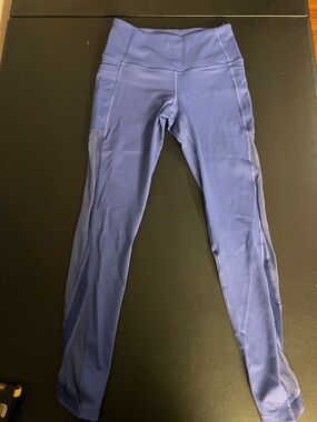 Victoria's Secret Sport Knockout Mesh Panel Leggings Womens Size XS Purple